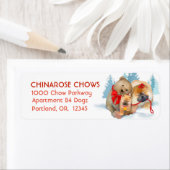 BEER-ING GESCHENKEN CHOW Adresetiketten Aanpassen Etiket (Insitu)