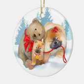 BEER-ING GIFTS 2018 Chow Porcelain Ornament (Links)