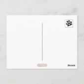 BEER-ING GIFTS Chow & Teddybeer briefkaart (Achterkant)