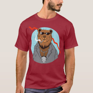Beer investeerder dividend aandelenmarkt kapitalis t-shirt