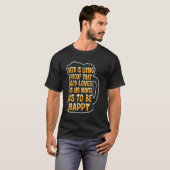 Beer is een bewijs dat God ons verliest T-shirt (Voorkant volledig)