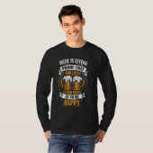 Beer is een bewijs dat God ons verliest T-shirt (Voorkant volledig)