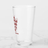 Beer is het bewijs van Funny Beer Quote Glas (Links)