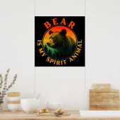 Beer is mijn dier van de geest poster (Keuken)