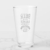 Beer is Not Glas (Achterkant)