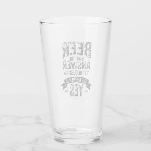 Beer is Not Glas (Achterkant)
