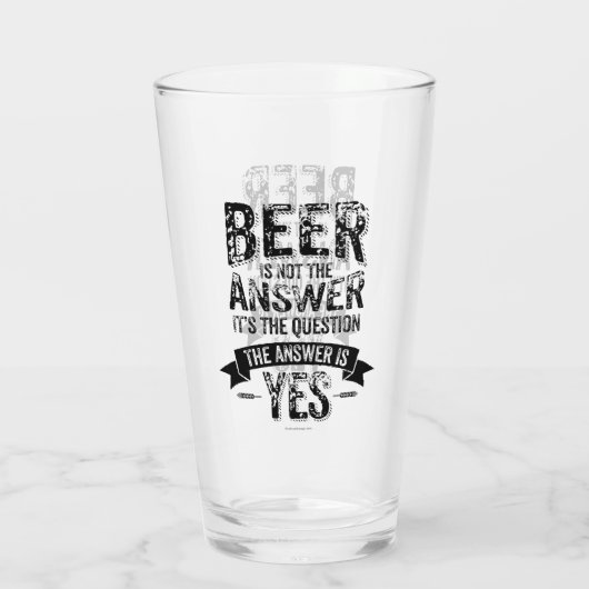 Beer is Not Glas (Achterkant)