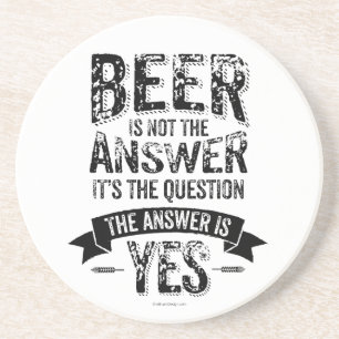 Beer is Not Zandsteen Onderzetter