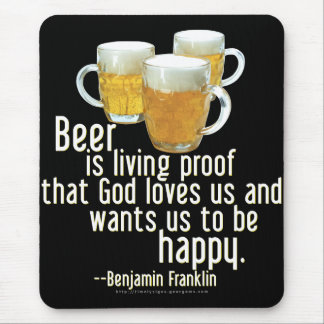 Beer is Proof (Franklin) Muismat