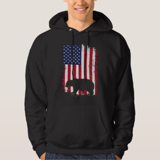 Beer jagen Amerikaanse USA-vlag Hoodie