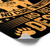 Beer Jagen Mannen Gezegde Jagers Quote Hunter Poster (Hoek)