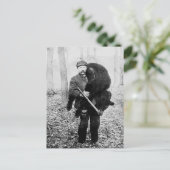 Beer jager, 1909 briefkaart (Staand voorkant)