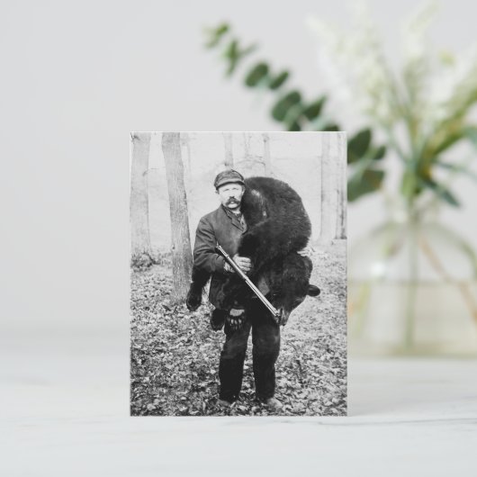 Beer jager, 1909 briefkaart (Staand voorkant)