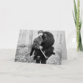 Beer jager, 1909 kaart (Voorkant)