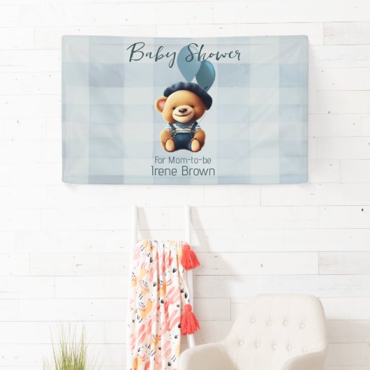 Beer Jean Baby shower Horizontale Banner (Insitu)