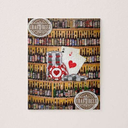 Beer Jigsaw Puzzle Playing Cards Legpuzzel (Verticaal)