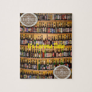 Beer Jigzaag Puzzle Het is Corona Time Legpuzzel