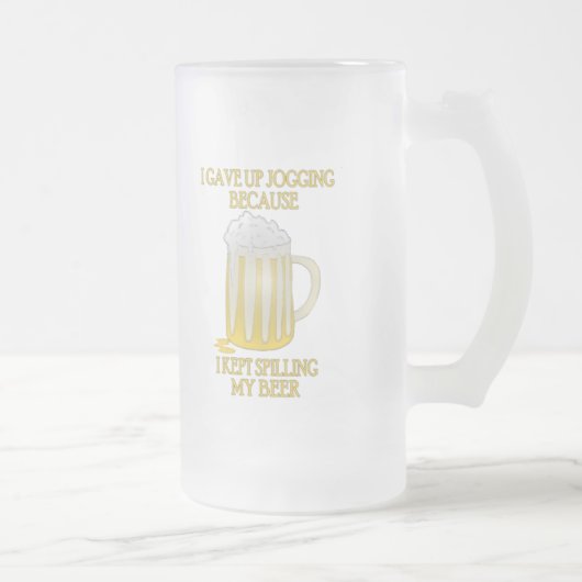 Beer Jogging Matglas Bierpul (Rechts)