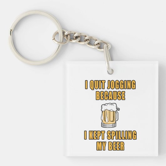 Beer Jogging Sleutelhanger (voorkant)