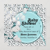 beer jongen baby shower teddy kaart (Voorkant / Achterkant)