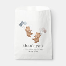 Beer Jongen Meisje Twins - 1e Verjaardag -