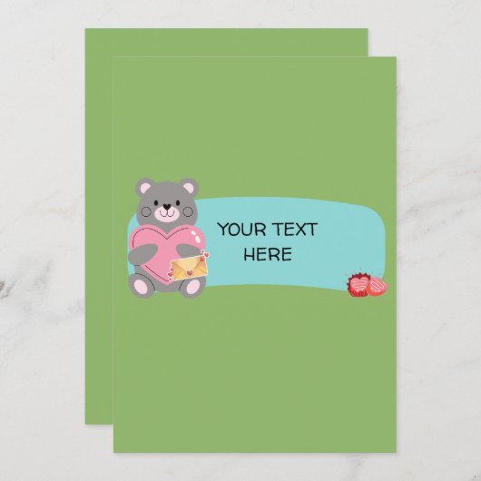 BEER  KAART (Voorkant / Achterkant)