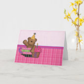 Beer  Kaart 6 jaar (Gele Bloem)