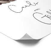 Beer - Kaarten en geschenken baby shower Poster (Hoek)