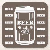 Beer kan kartonnen onderzetters (Voorkant)