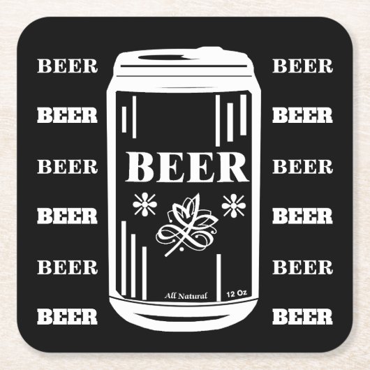 Beer kan kartonnen onderzetters (Voorkant)