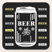 Beer kan kartonnen onderzetters (Voorkant)
