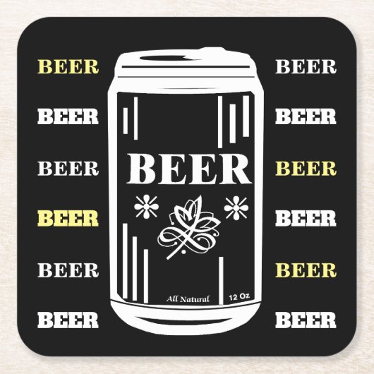 Beer kan kartonnen onderzetters (Voorkant)
