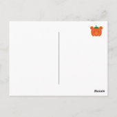 Beer Kawaii Halloween Pumpkin Briefkaart (Achterkant)