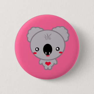 Beer Kawaii Koala Ronde Button 5,7 Cm