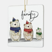 Beer Keramisch Ornament (Links)