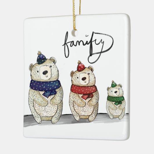 Beer Keramisch Ornament (Links)