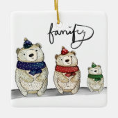 Beer Keramisch Ornament (Voorkant)