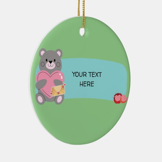 BEER  KERAMISCH ORNAMENT (Rechts)