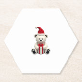 Beer Kerst (2) Kartonnen Onderzetters (Voorkant)