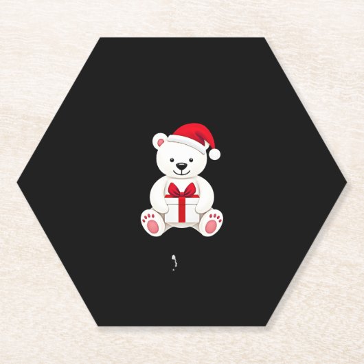 Beer Kerst (3) Kartonnen Onderzetters (Voorkant)