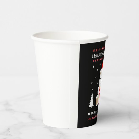 Beer Kerst (4) Papieren Bekers (Rechts)