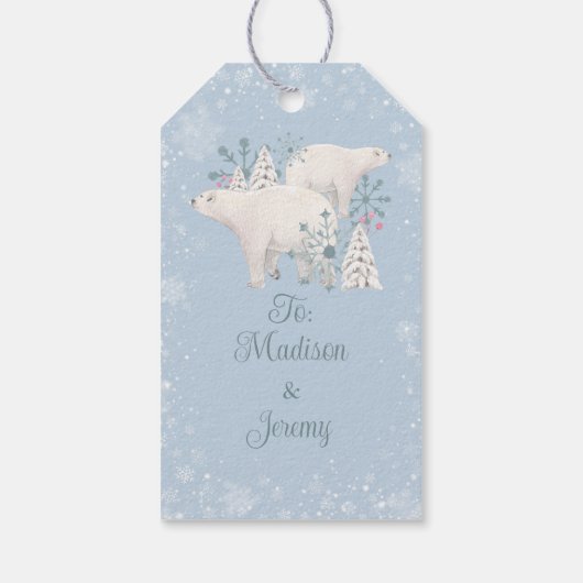 Beer kerst cadeaulabel (Achterkant)