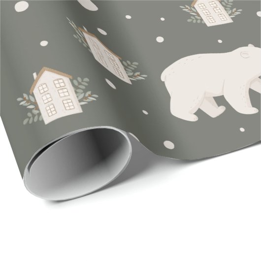 Beer kerst cadeaupapier (Rol Hoek)