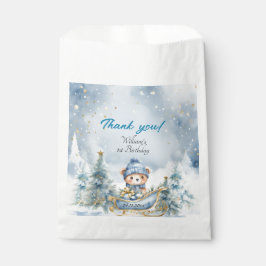 Beer Kerst Eerste Verjaardag Winter Bedankzakje