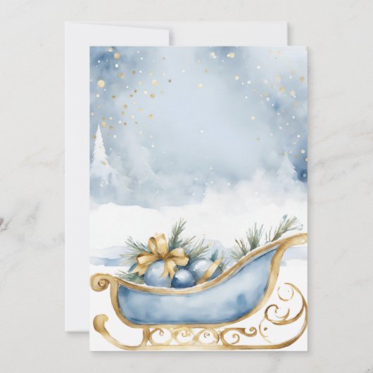 Beer Kerst Eerste Verjaardag Winter Kaart (Achterkant)