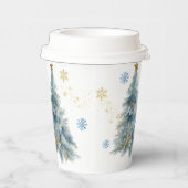 Beer Kerst Eerste Verjaardag Winter Papieren Bekers (Rechts)