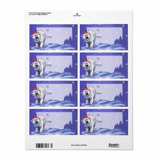 Beer kerst etiket (Full Sheet)