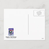 Beer kerst feestdagenkaart (Achterkant)