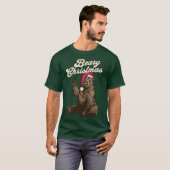 Beer Kerst, Grizzly Beer T-shirt (Voorkant volledig)