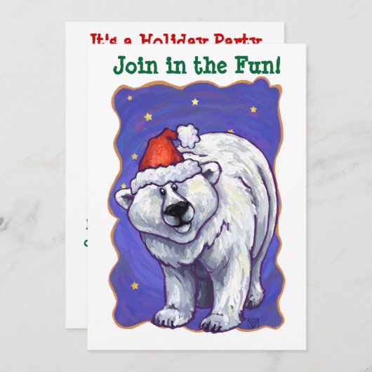 Beer kerst kaart (Voorkant / Achterkant)